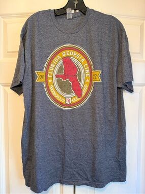 Florida Georgia Line Band Graphic Tee - Heather Blue